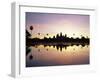 Reflections in Water in the Early Morning of the Temple of Angkor Wat at Siem Reap, Cambodia, Asia-Gavin Hellier-Framed Photographic Print