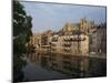 Reflections in Water of Buildings, with the Cathedral of St. Etienne, Metz, Lorraine, France-Woolfitt Adam-Mounted Photographic Print