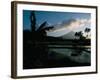Reflections in Water of Rice Paddies, Amed Village, Island of Bali, Indonesia, Southeast Asia-Bruno Barbier-Framed Photographic Print