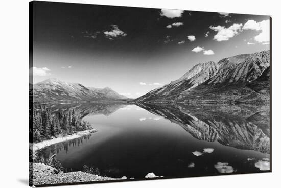 Reflections, Lake Tutshi, British Columbia-null-Stretched Canvas