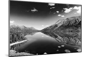 Reflections, Lake Tutshi, British Columbia-null-Mounted Art Print