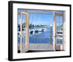 Reflections, Marina Mill Creek-Carol Saxe-Framed Art Print