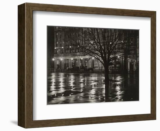 Reflections—Night (New York), 1897-Alfred Stieglitz-Framed Art Print