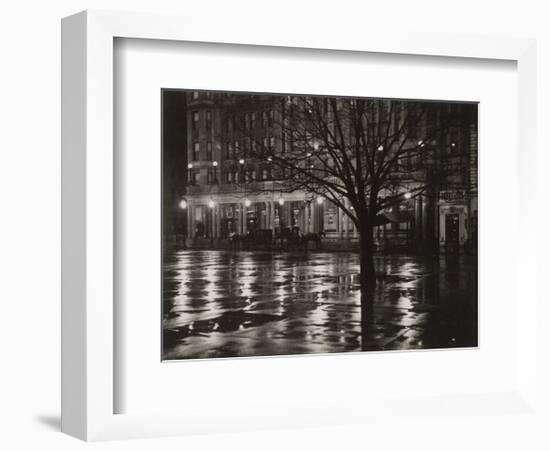 Reflections—Night (New York), 1897-Alfred Stieglitz-Framed Art Print