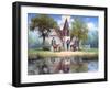 Reflections of a Country Church-Jack Sorenson-Framed Art Print