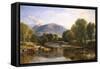 Reflections of a Highland Landscape-Henry Brittan Willis-Framed Stretched Canvas