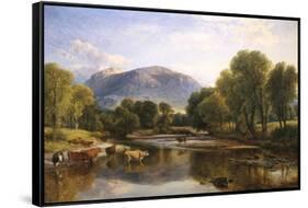 Reflections of a Highland Landscape-Henry Brittan Willis-Framed Stretched Canvas