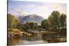 Reflections of a Highland Landscape-Henry Brittan Willis-Stretched Canvas