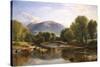 Reflections of a Highland Landscape-Henry Brittan Willis-Stretched Canvas