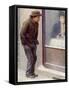 Reflections of a Hungry Man or Social Contrasts, 1893-Emilio Longoni-Framed Stretched Canvas