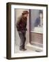 Reflections of a Hungry Man or Social Contrasts, 1893-Emilio Longoni-Framed Giclee Print