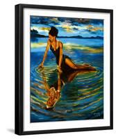 Reflections of a Queen-A Smith-Framed Art Print