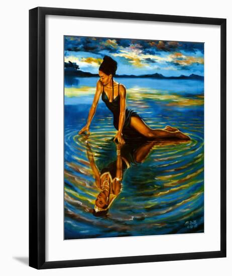 Reflections of a Queen-A Smith-Framed Art Print