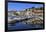 Reflections of boats and Le Suquet, Old port, Cannes, Cote d'Azur, Alpes Maritimes, France-Eleanor Scriven-Framed Photographic Print