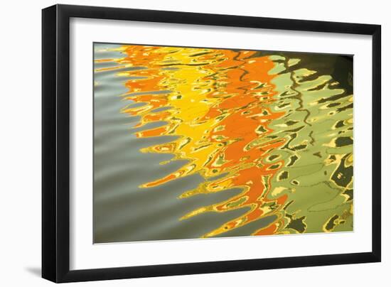 Reflections of Burano III-Aledanda-Framed Art Print