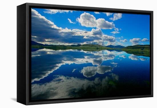 Reflections of Clouds-Howard Ruby-Framed Stretched Canvas