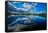 Reflections of Clouds-Howard Ruby-Framed Stretched Canvas