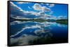 Reflections of Clouds-Howard Ruby-Framed Stretched Canvas