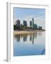 Reflections of High Rise Buildings at Surfers Paradise Beach, Gold Coast, Queensland, Australia-Matthew Williams-Ellis-Framed Photographic Print