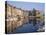 Reflections of Houses and Boats in the Old Harbour at Honfleur, Basse Normandie, France, Europe-Richard Ashworth-Stretched Canvas