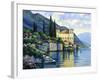 Reflections of Lago Maggiore-John Zaccheo-Framed Giclee Print