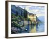 Reflections of Lago Maggiore-John Zaccheo-Framed Giclee Print