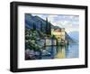 Reflections of Lago Maggiore-John Zaccheo-Framed Giclee Print