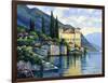 Reflections of Lago Maggiore-John Zaccheo-Framed Giclee Print