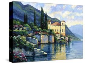 Reflections of Lago Maggiore-John Zaccheo-Stretched Canvas