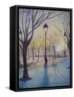 Reflections of Lamp Post Dome Church, 2010-Antonia Myatt-Framed Stretched Canvas