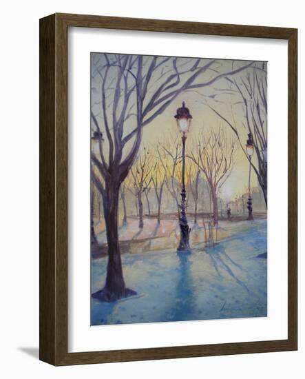 Reflections of Lamp Post Dome Church, 2010-Antonia Myatt-Framed Giclee Print