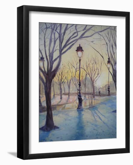 Reflections of Lamp Post Dome Church, 2010-Antonia Myatt-Framed Giclee Print