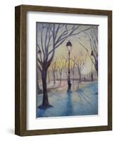 Reflections of Lamp Post Dome Church, 2010-Antonia Myatt-Framed Giclee Print