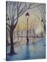 Reflections of Lamp Post Dome Church, 2010-Antonia Myatt-Stretched Canvas