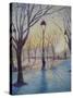 Reflections of Lamp Post Dome Church, 2010-Antonia Myatt-Stretched Canvas