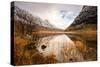 Reflections of Loch Achtriochtan in the Highlands, Scotland Uk-Tracey Whitefoot-Stretched Canvas