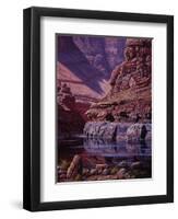 Reflections of Marble-R.W. Hedge-Framed Premium Giclee Print