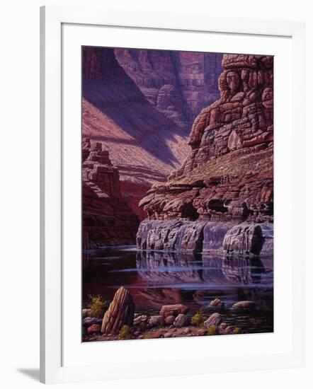 Reflections of Marble-R.W. Hedge-Framed Giclee Print