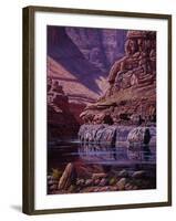 Reflections of Marble-R.W. Hedge-Framed Giclee Print