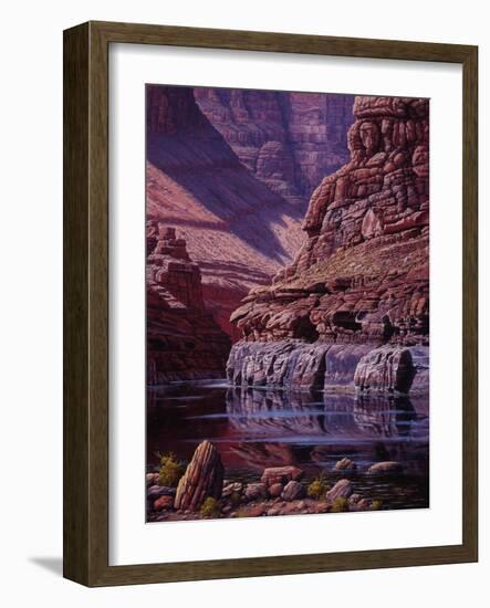 Reflections of Marble-R.W. Hedge-Framed Giclee Print