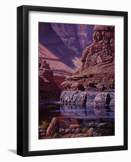Reflections of Marble-R.W. Hedge-Framed Giclee Print