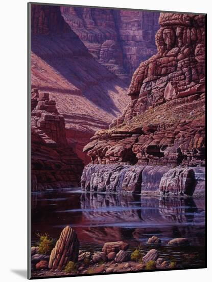 Reflections of Marble-R.W. Hedge-Mounted Giclee Print