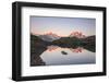 Reflections of Mont Blanc at Sunset on Lac Des Cheserys, Haute Savoie, French Alps, France-Roberto Moiola-Framed Photographic Print