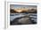 Reflections of Mount Fitz Roy and Cerro Torre in autumn, Argentina-Ed Rhodes-Framed Photographic Print