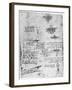 Reflections of the Sun on Water, Late 15th or Early 16th Century-Leonardo da Vinci-Framed Giclee Print