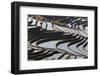 Reflections Off Water Filled Rice Terraces, Yuanyang, Honghe, China-Peter Adams-Framed Photographic Print