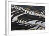 Reflections Off Water Filled Rice Terraces, Yuanyang, Honghe, China-Peter Adams-Framed Photographic Print