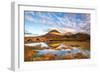 Reflections on a Lochan at Sligachan Bridge on the Isle of Skye, Scotland UK-Tracey Whitefoot-Framed Photographic Print