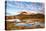 Reflections on a Lochan at Sligachan Bridge on the Isle of Skye, Scotland UK-Tracey Whitefoot-Stretched Canvas