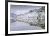 Reflections on Loch Chon in winter, Aberfoyle, Stirling, The Trossachs, Scotland, United Kingdom-John Potter-Framed Photographic Print